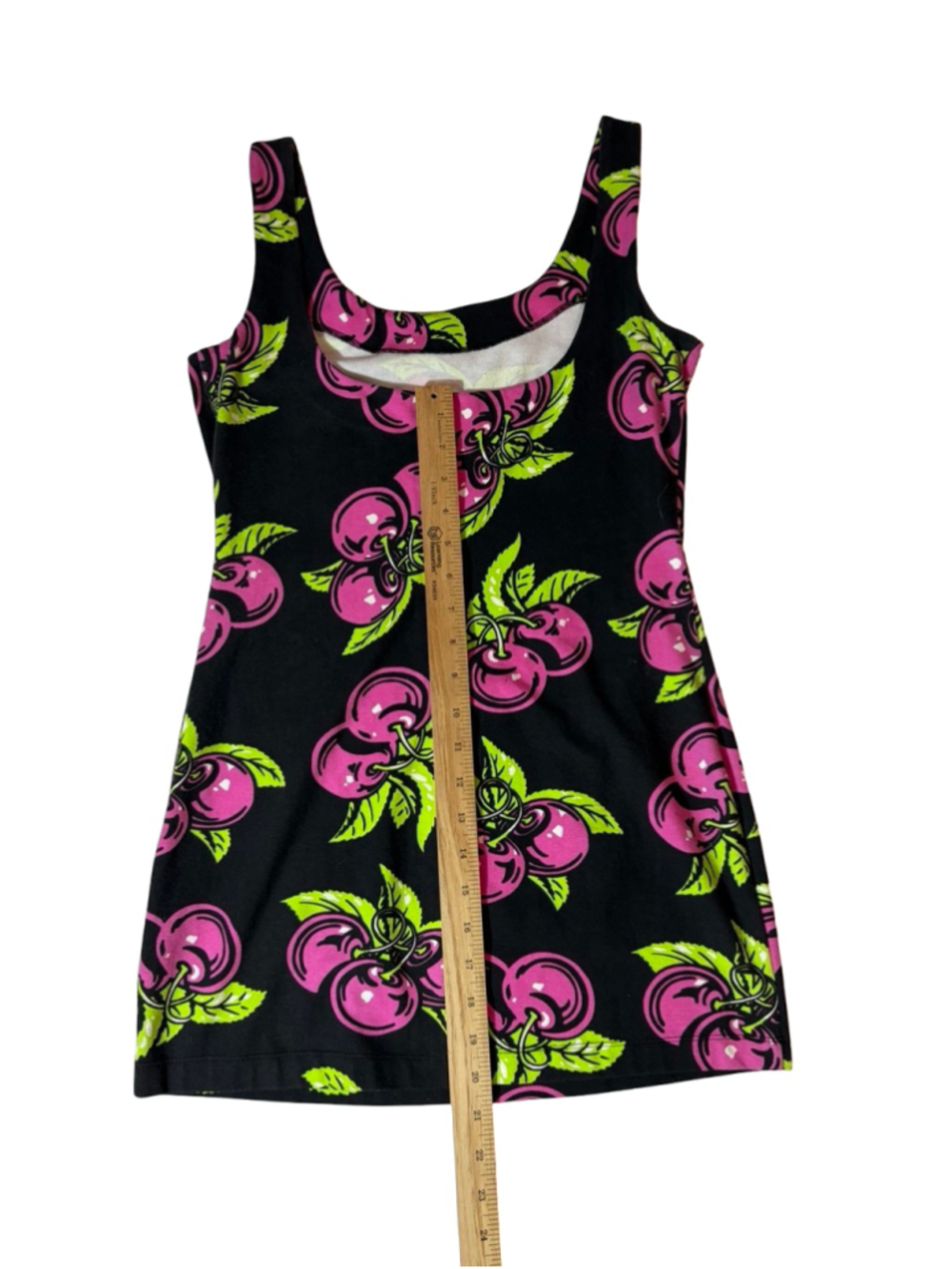 Rare Y2K Betsey Johnson Punk Label Archive Cherry Print Mini Dress - Picture 9 of 9